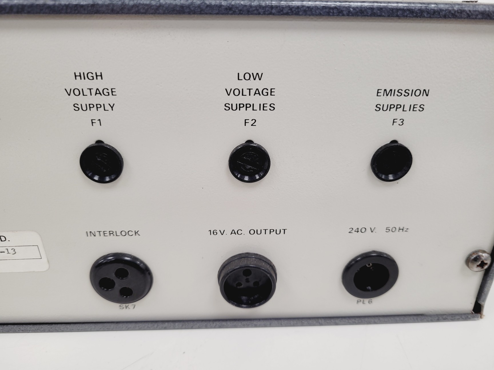 Image of VG Micromass Programmed Power Supply  Model - M18A w/  M426 Analogue Ratio Unit