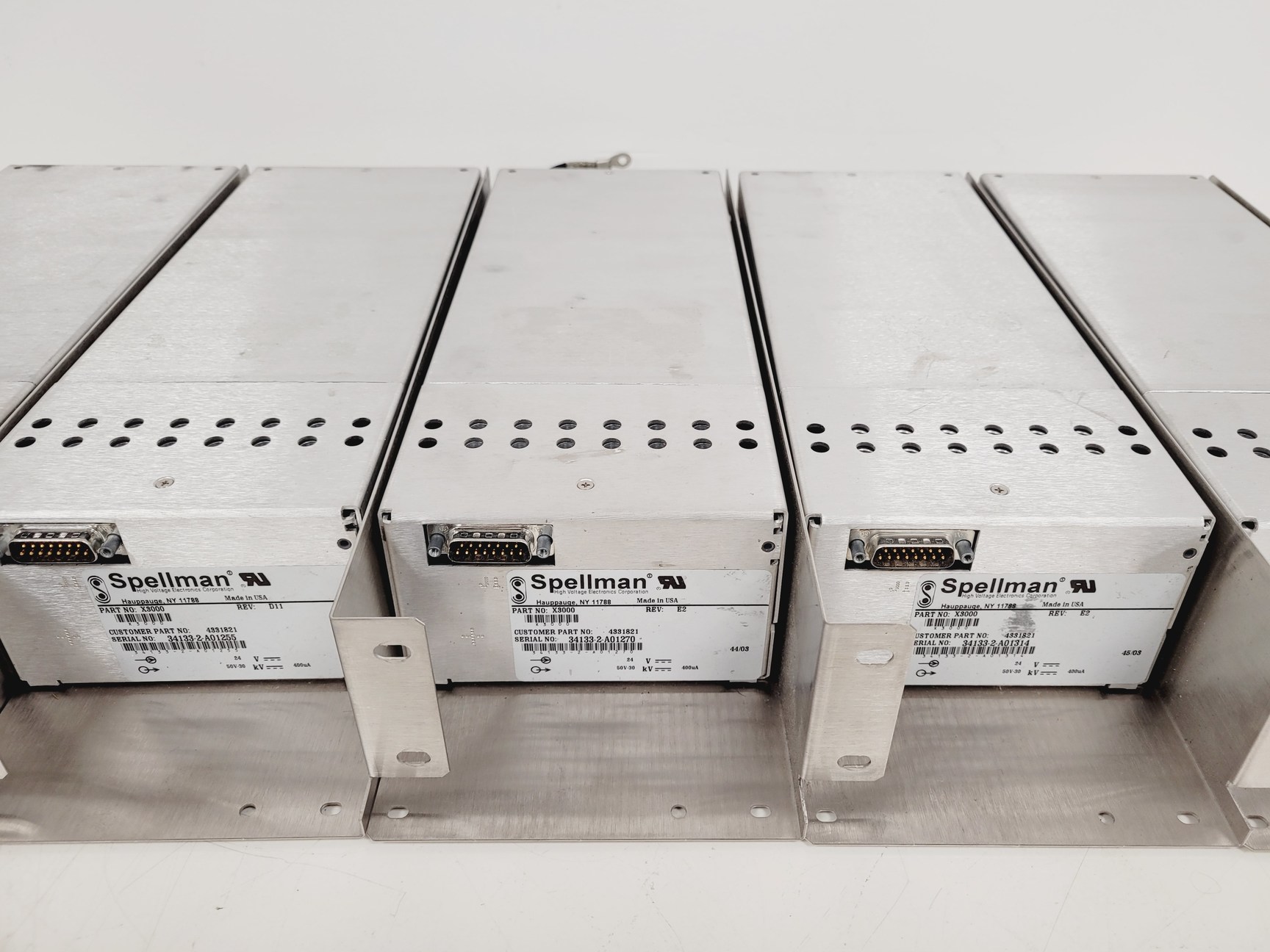 Image of 5 x Spellman High Voltage Power Supplies  Part no. X3000 