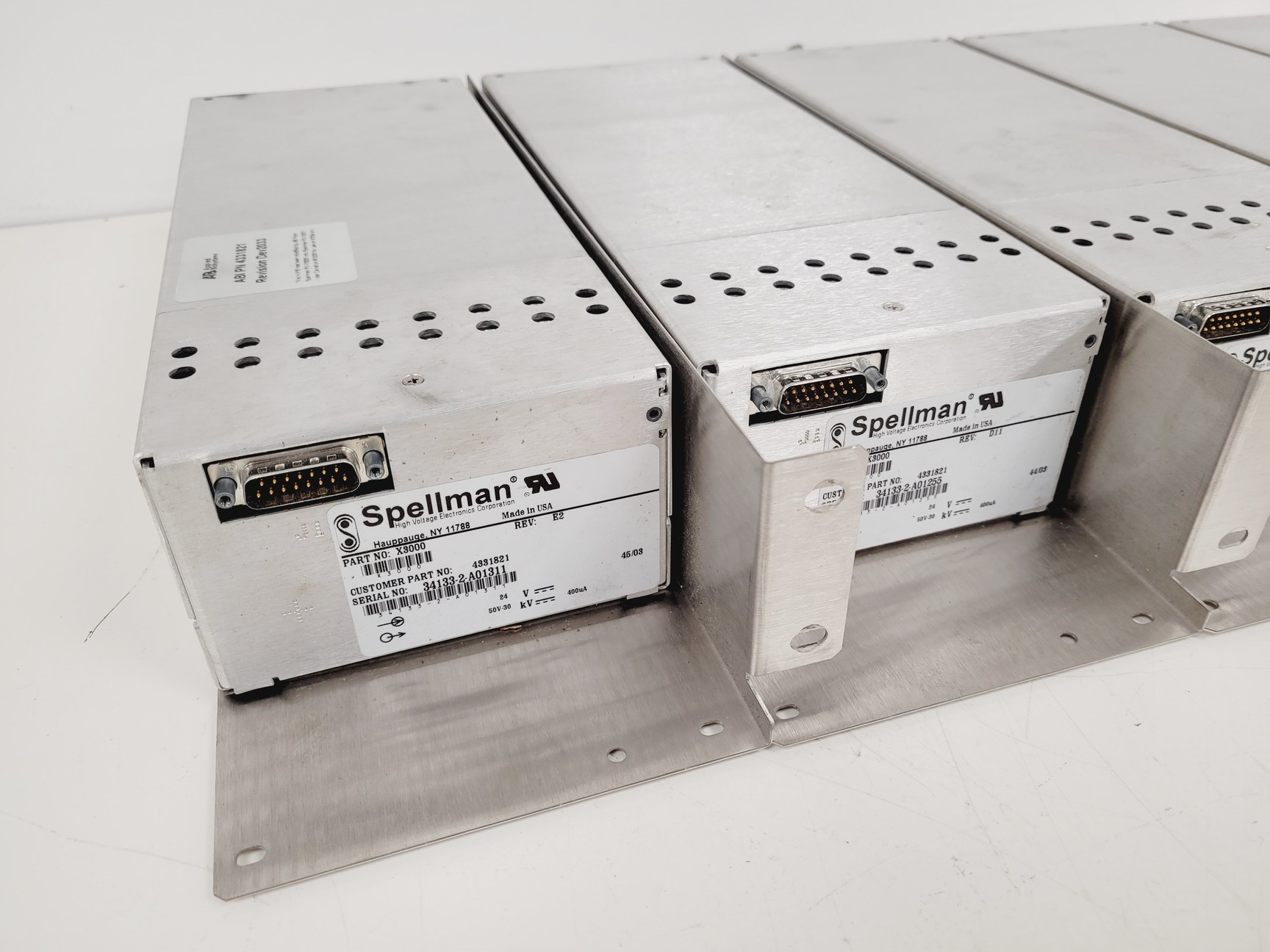 Image of 5 x Spellman High Voltage Power Supplies  Part no. X3000 