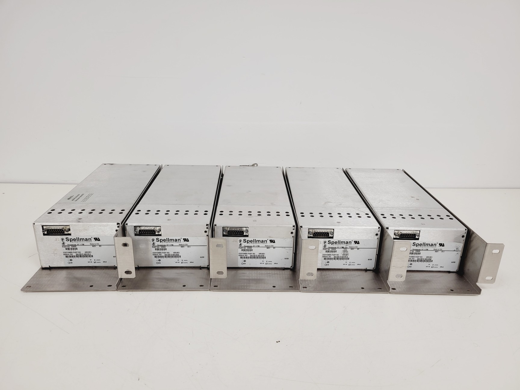 Image of 5 x Spellman High Voltage Power Supplies  Part no. X3000 
