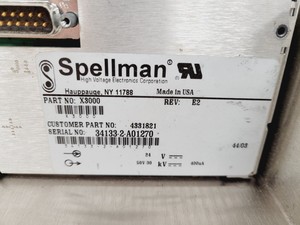 Thumbnail image of 5 x Spellman High Voltage Power Supplies  Part no. X3000 