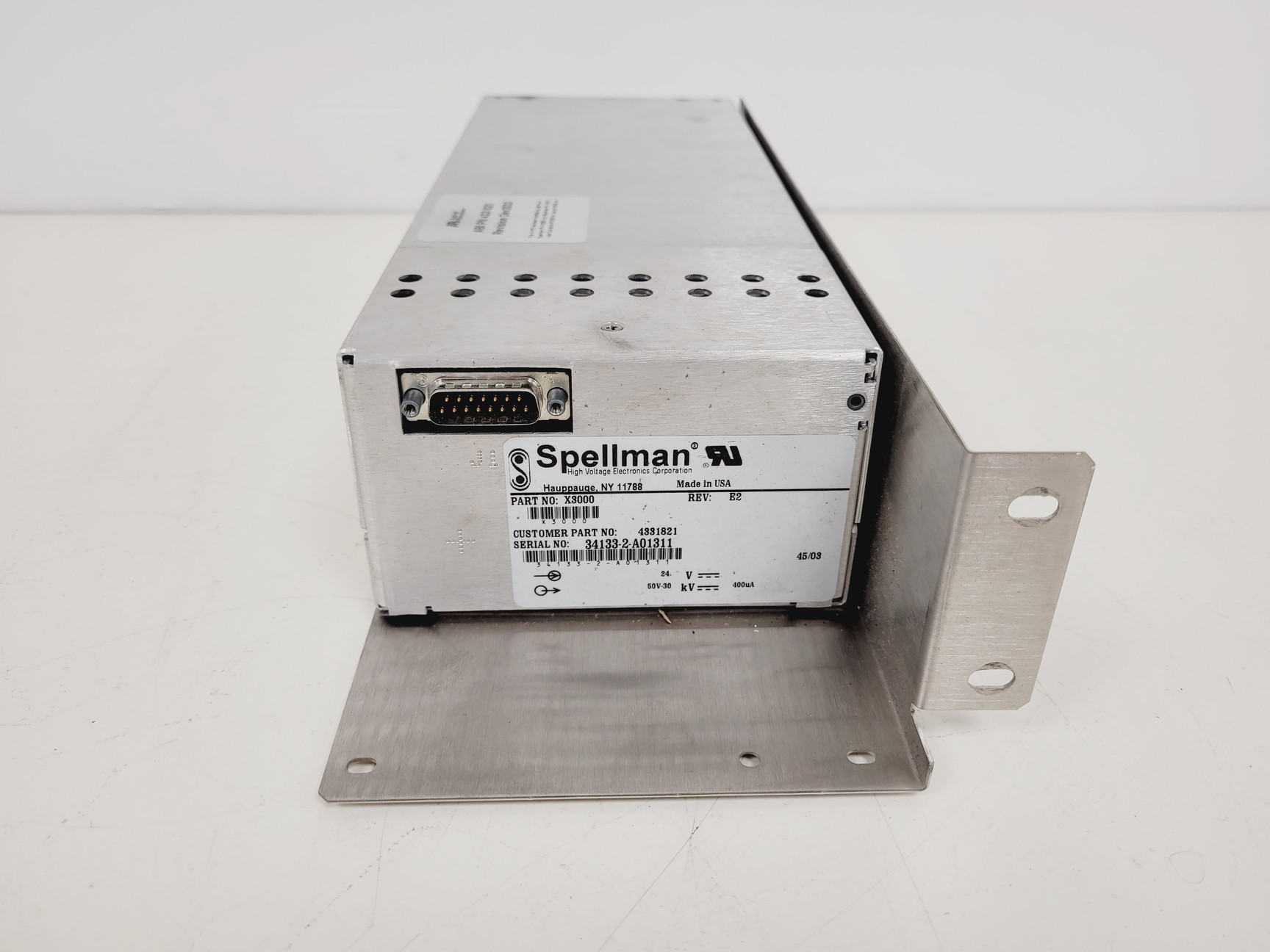 Image of 5 x Spellman High Voltage Power Supplies  Part no. X3000 