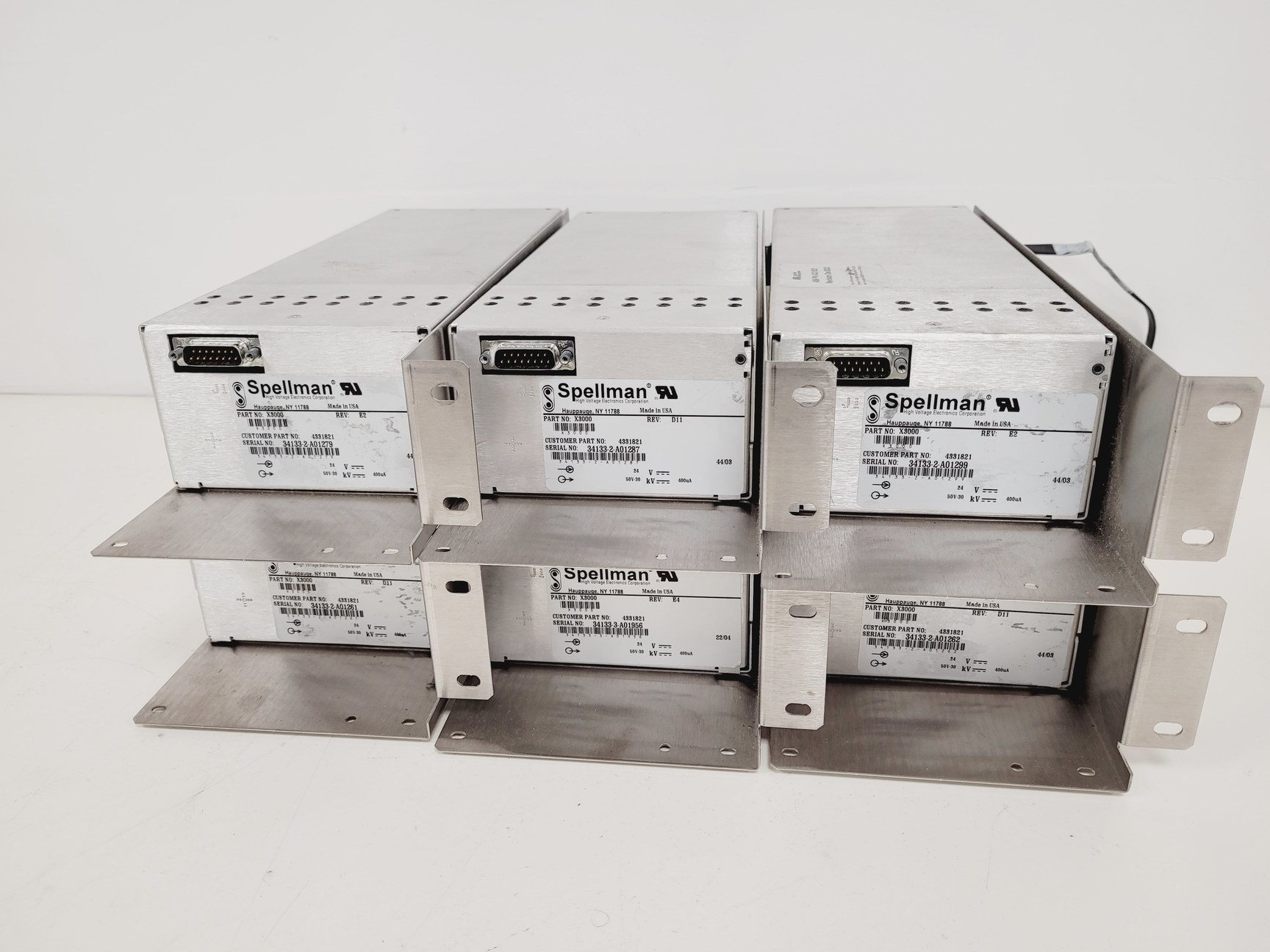 Image of 6 x Spellman High Voltage Power Supplies  Part no. X3000