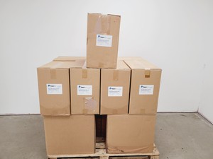 Thumbnail image of 13 Boxes of Supercon SDP0096B Deep Well Plates (96 Well) with Barcode labels 