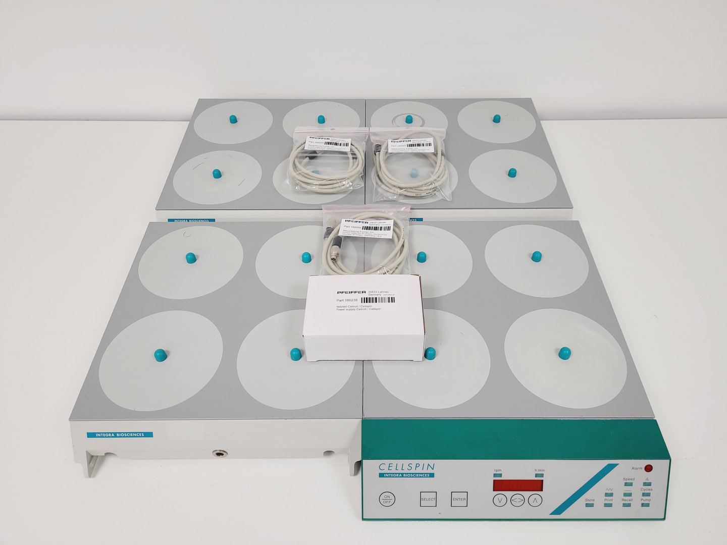 Image of Integra Cellspin Cell Control Magnetic Stirrer Four-Platform System Lab