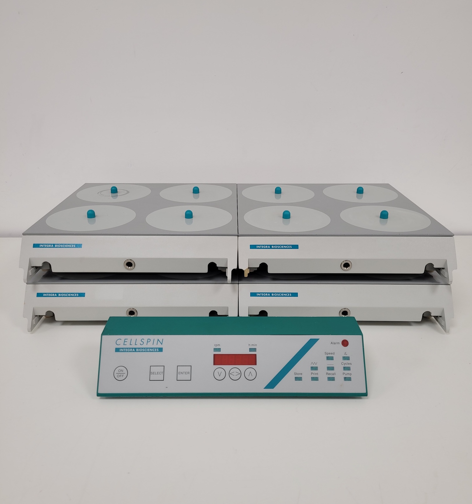 Image of Integra Cellspin Cell Control Magnetic Stirrer Four-Platform System Lab