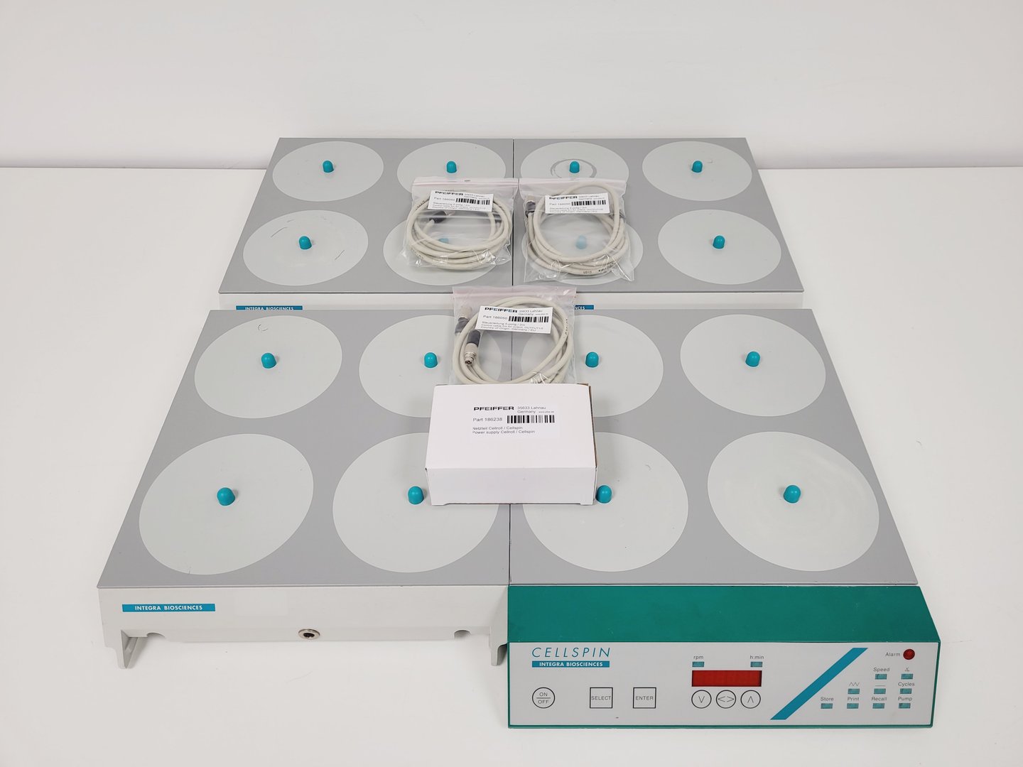 Image of Integra Cellspin Cell Control Magnetic Stirrer Four-Platform System Lab