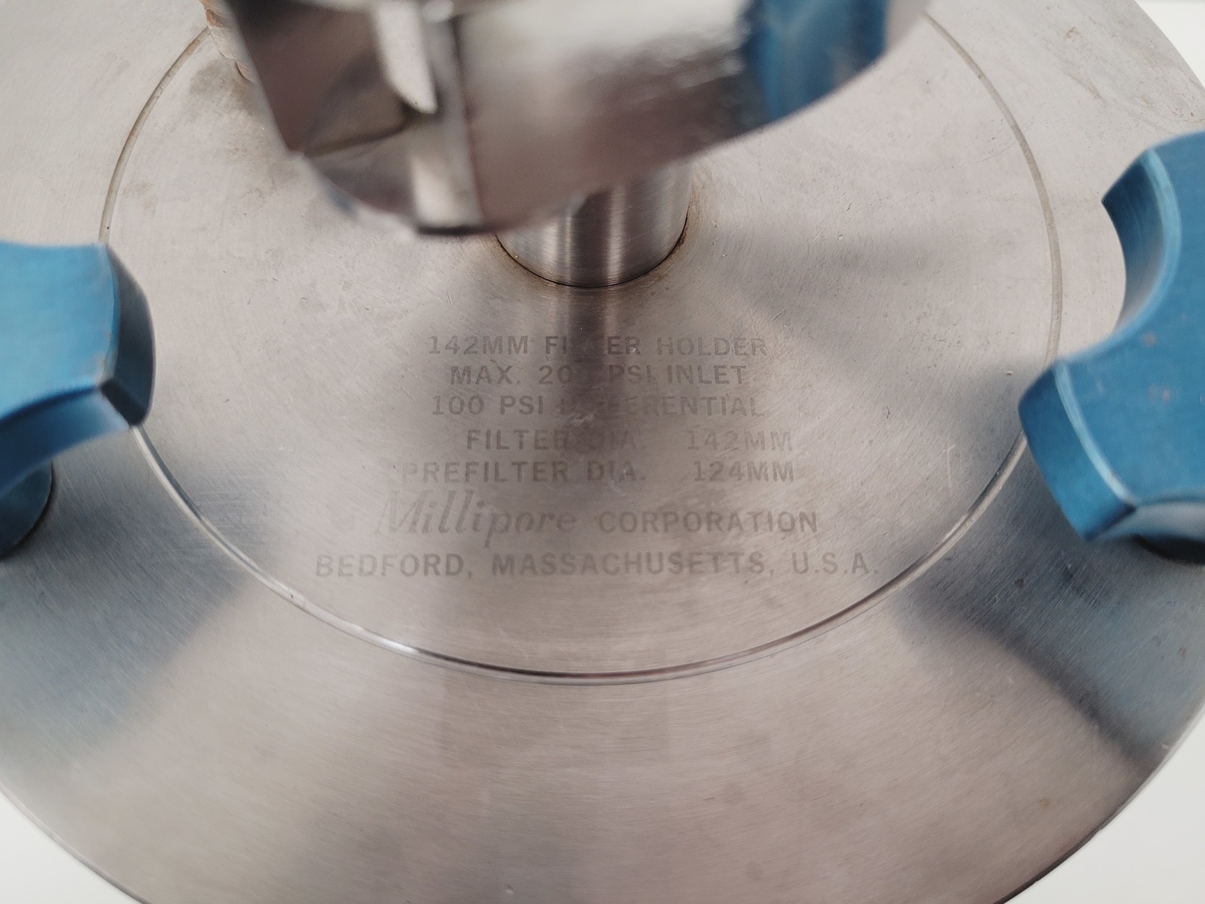 Image of Millipore 142mm Filter Holder  MAX. 200 PSI Inlet  100 PSI Differential Lab
