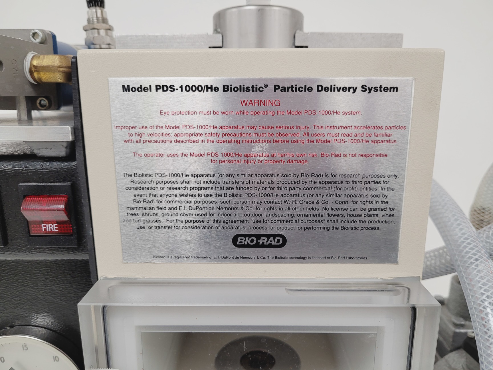 Image of Bio-Rad PDS-1000/He Biolistic Particle Delivery System Lab