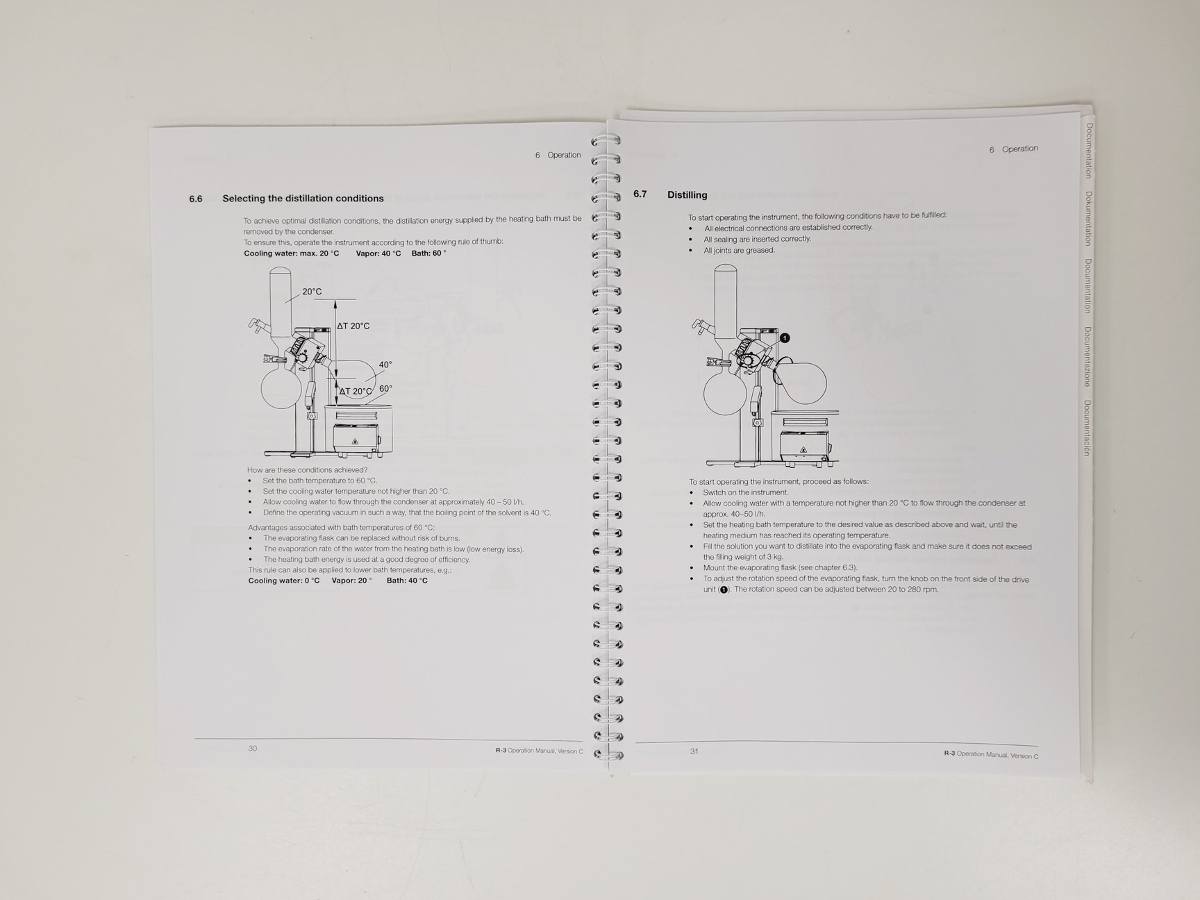Image of Buchi Rotavapor R3 Rotary Evaporator System with R3-HB Water Bath Lab
