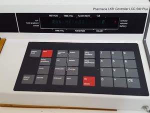 Thumbnail image of Pharmacia LKB FPLC System - P-500, FRAC-100, UV-1, LCC-500 & Accessories  Lab