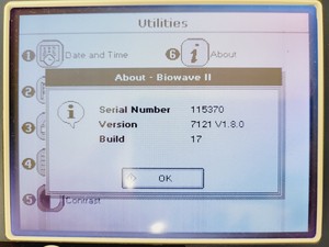 Thumbnail image of WPA Biowave II UV/VIS Spectrophotometer - Version 7121 V 1.8.0 Lab