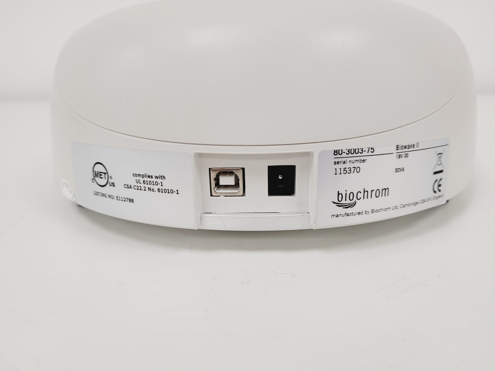 Image of WPA Biowave II UV/VIS Spectrophotometer - Version 7121 V 1.8.0 Lab