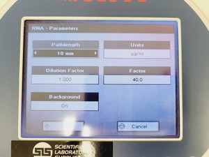 Thumbnail image of WPA Biowave II UV/VIS Spectrophotometer - Version 7121 V 1.8.0 Lab