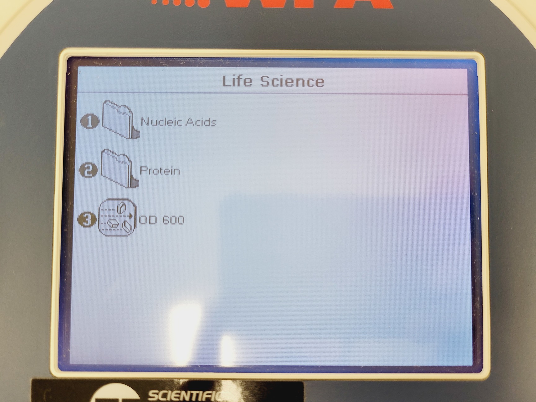 Image of WPA Biowave II UV/VIS Spectrophotometer - Version 7121 V 1.8.0 Lab