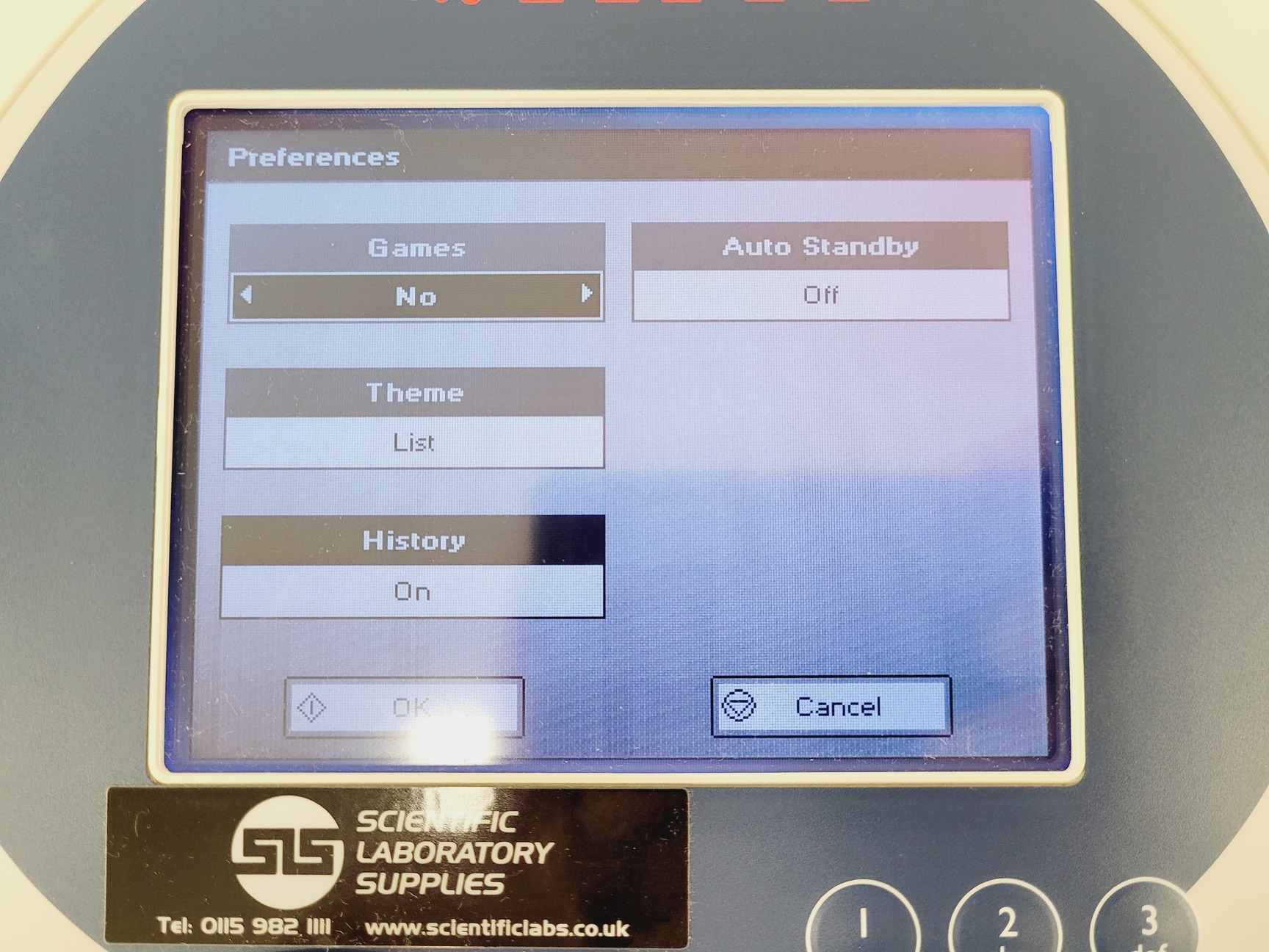 Image of WPA Biowave II UV/VIS Spectrophotometer - Version 7121 V 1.8.0 Lab