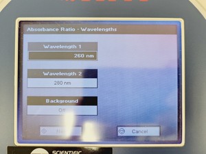 Thumbnail image of WPA Biowave II UV/VIS Spectrophotometer - Version 7121 V 1.8.0 Lab