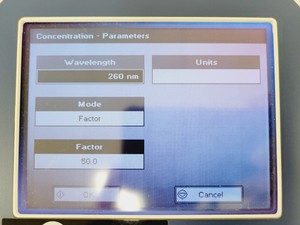 Thumbnail image of WPA Biowave II UV/VIS Spectrophotometer - Version 7121 V 1.8.0 Lab
