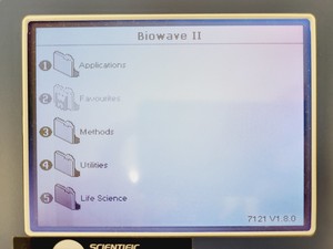 Thumbnail image of WPA Biowave II UV/VIS Spectrophotometer - Version 7121 V 1.8.0 Lab