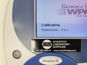 Thumbnail image of WPA Biowave II UV/VIS Spectrophotometer - Version 7121 V 1.8.0 Lab