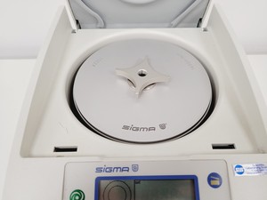 Thumbnail image of Sigma 1-15P Micro Centrifuge & 14000rpm 11024 Hematocrit Rotor Lab 