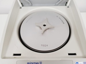 Thumbnail image of Sigma 1-15P Micro Centrifuge & 14000rpm 11024 Hematocrit Rotor Lab 