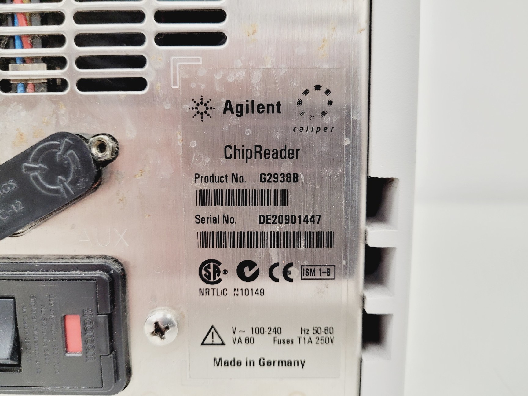 Image of Agilent 2100 Bioanalyzer for Automated Electrophoresis Lab