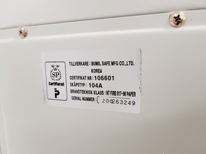 Thumbnail image of Euro SI Fire Safe with 2x keys & Accessories