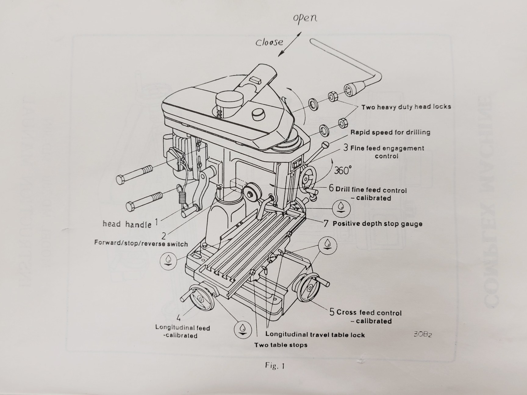 Image of Warco Minor Milling/Drilling Machine Model MD-30N