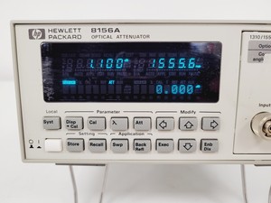 Thumbnail image of Hewlett Packard Optical Attenuator    Model 8156A    Rev 1.02 Lab