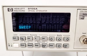 Thumbnail image of Hewlett Packard Optical Attenuator    Model 8156A    Rev 1.02 Lab