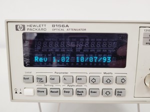 Thumbnail image of Hewlett Packard Optical Attenuator    Model 8156A    Rev 1.02 Lab