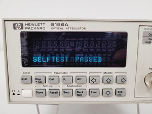 Thumbnail image of Hewlett Packard Optical Attenuator    Model 8156A    Rev 1.02 Lab