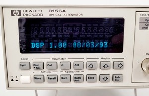 Thumbnail image of Hewlett Packard Optical Attenuator    Model 8156A    Rev 1.02 Lab