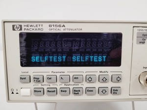 Thumbnail image of Hewlett Packard Optical Attenuator    Model 8156A    Rev 1.02 Lab
