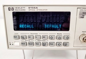 Thumbnail image of Hewlett Packard Optical Attenuator    Model 8156A    Rev 1.02 Lab