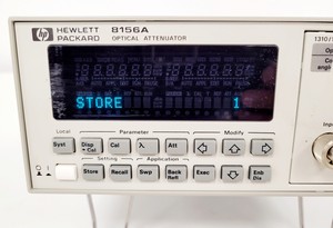 Thumbnail image of Hewlett Packard Optical Attenuator    Model 8156A    Rev 1.02 Lab