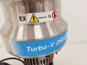 Thumbnail image of Varian Turbo - V 250 Macro Torr Pump Model -9699008 Turbomolecular Pump Lab