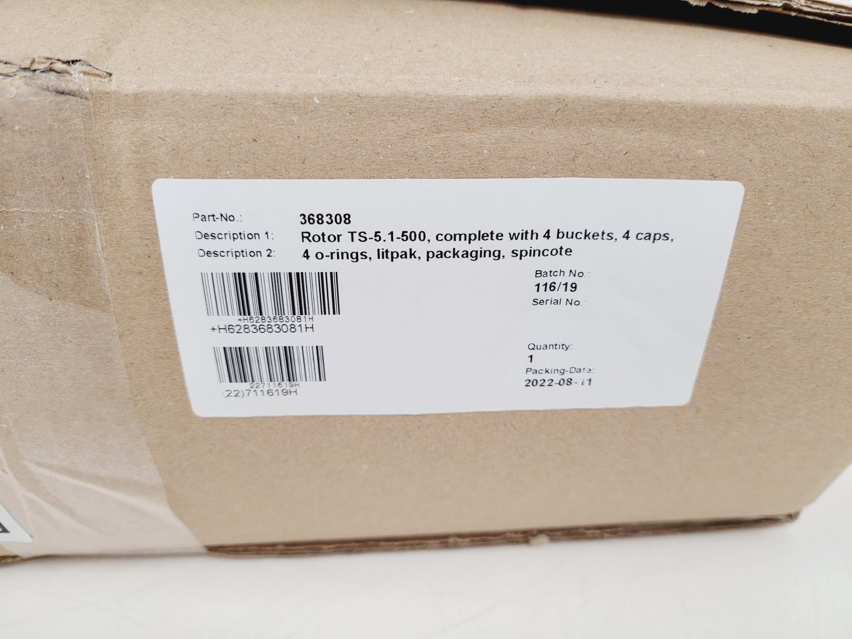 Image of Beckman Coulter Swing Bucket Rotor  Model - TS-5.1-500 Max 5100rpm Lab