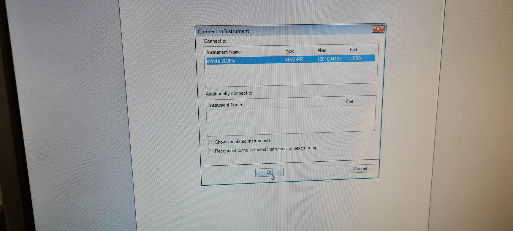 Image of Tecan Infinite F200 Pro Microplate Reader with PC & Software Lab