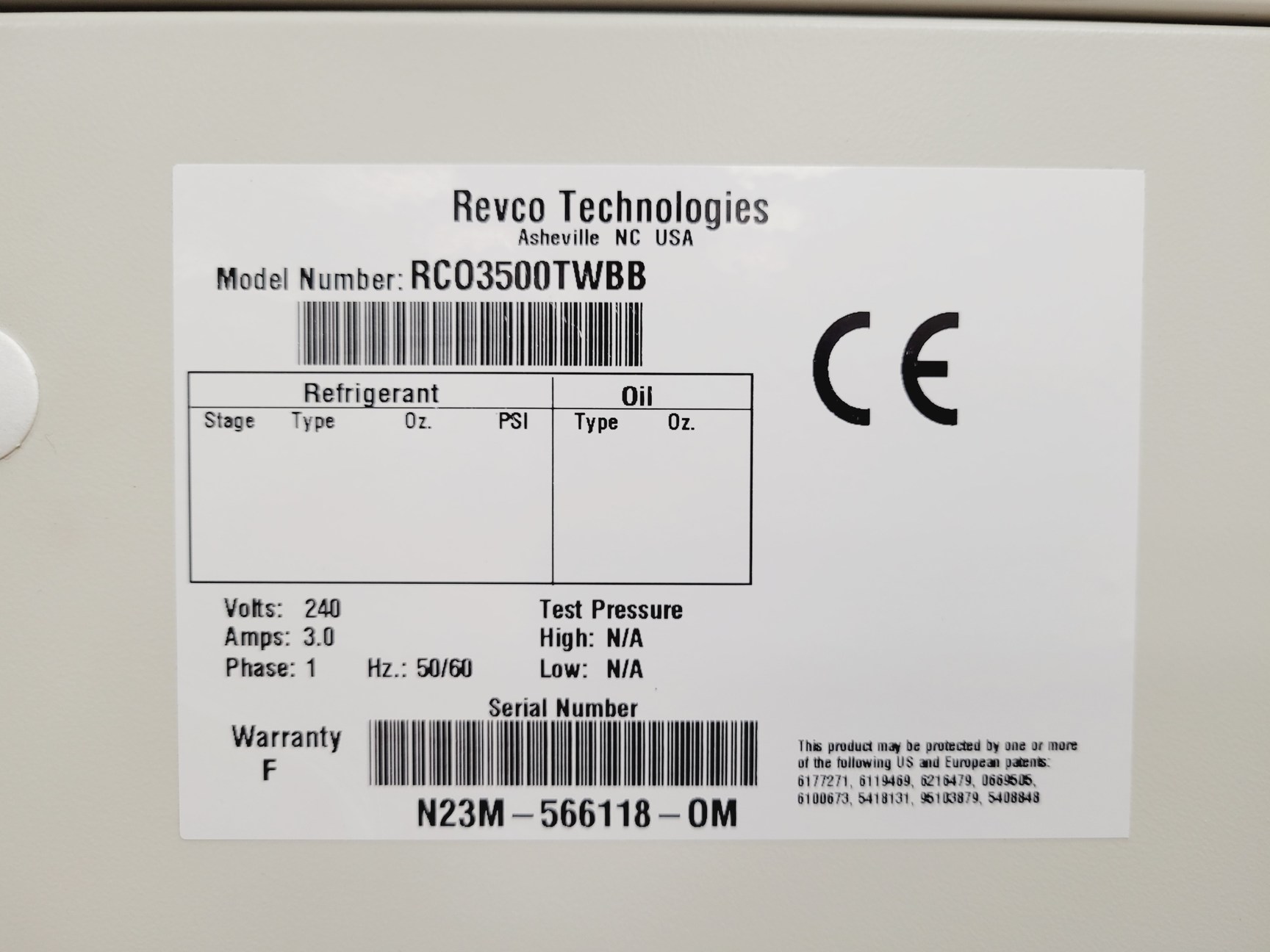 Image of Revco Habitat CO2 Water Jacketed Incubator Model no. RCO3500TWBB Lab