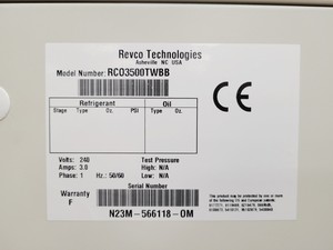 Thumbnail image of Revco Habitat CO2 Water Jacketed Incubator Model no. RCO3500TWBB Lab