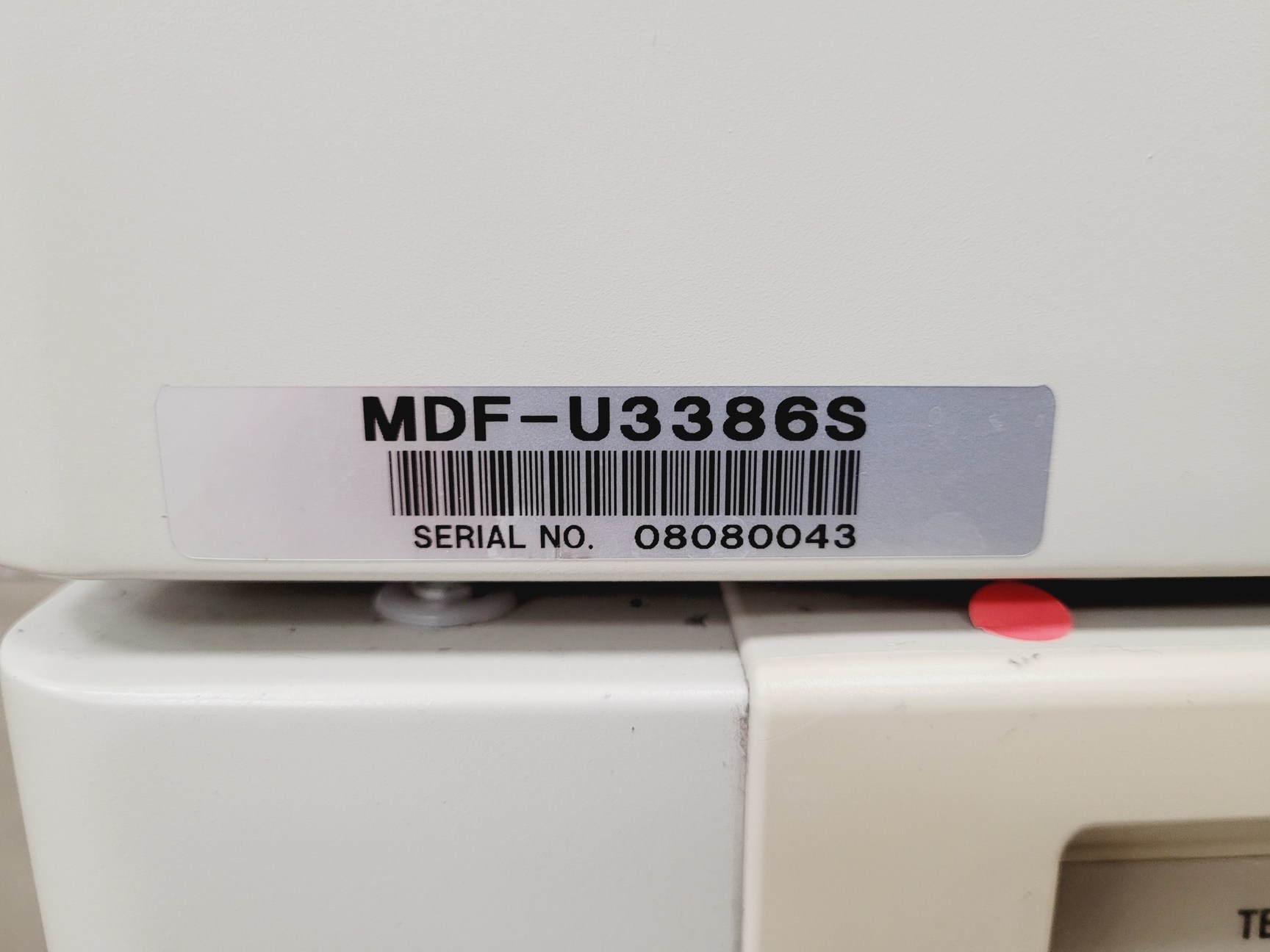 Image of Sanyo Ultra-Low Temperature Freezer  Model - MDF-U3386S Lab
