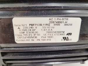 Thumbnail image of Pfeiffer Vacuum Pump  Model - DUO 2.5  M No. PK D41 056 C Lab