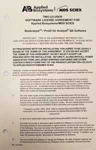 Thumbnail image of Applied Biosystems/MDS SCIEX  BioAnalyst® 1.1.5 Software Lab