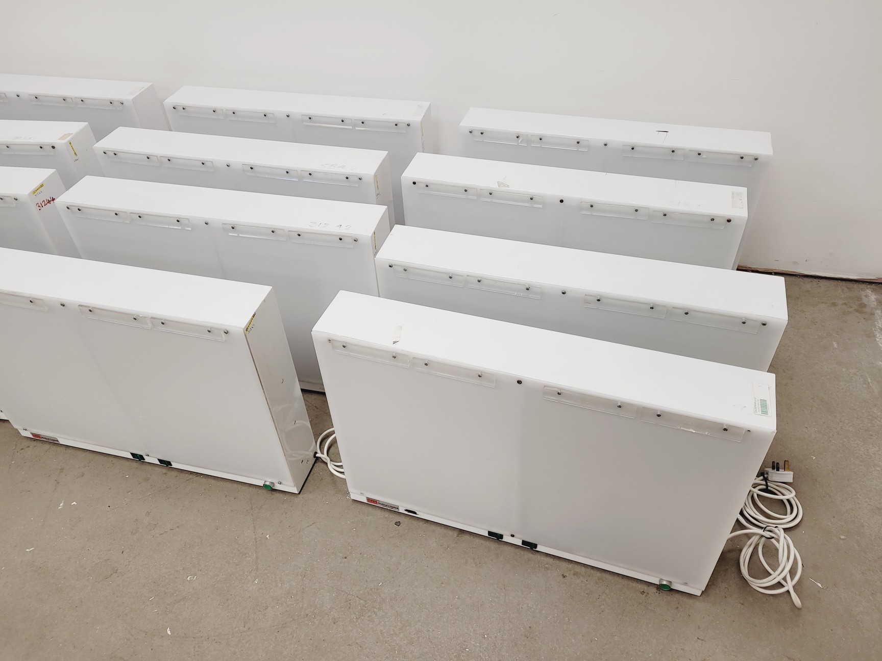 Image of Job lot of 12 x M.A.S Medical Light Boxes - X-Ray Illuminators Lab