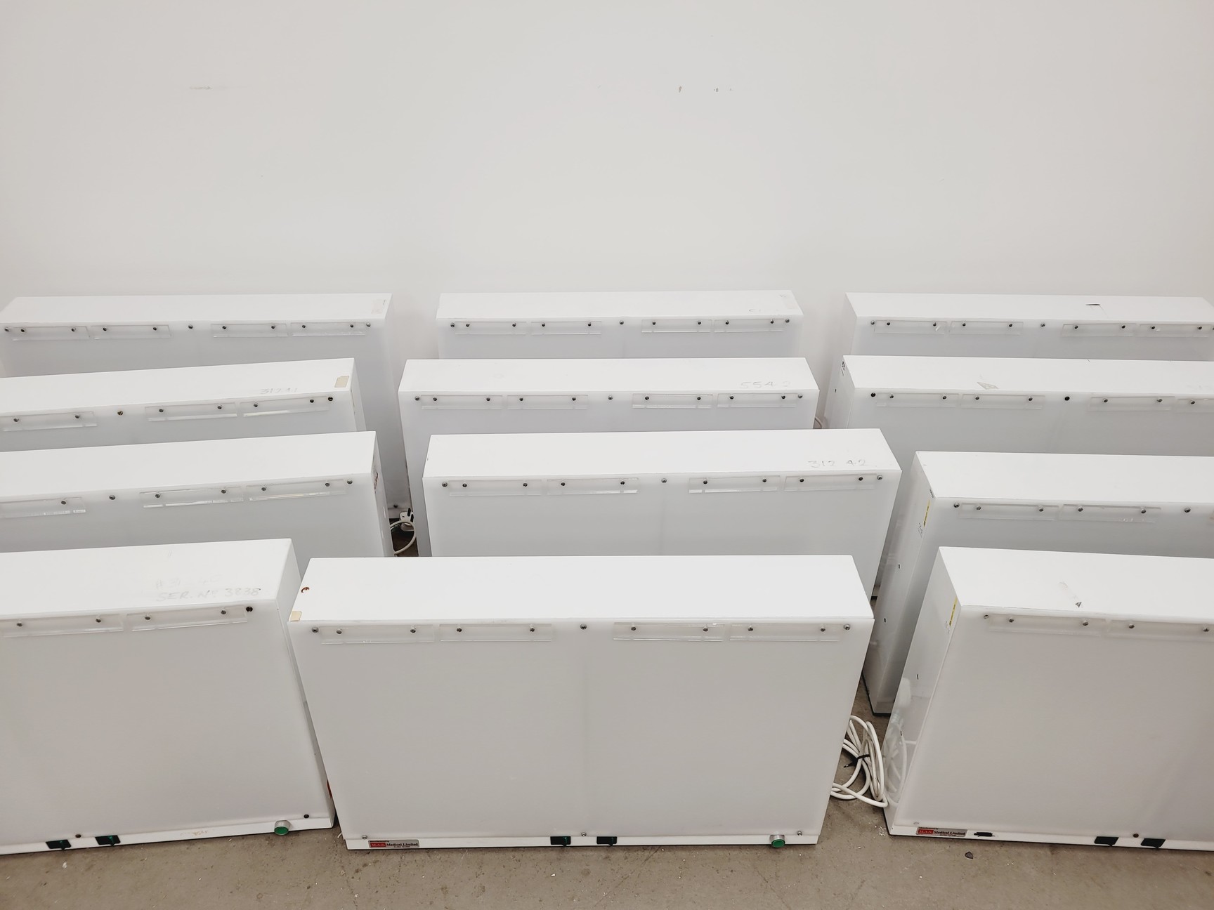 Image of Job lot of 12 x M.A.S Medical Light Boxes - X-Ray Illuminators Lab