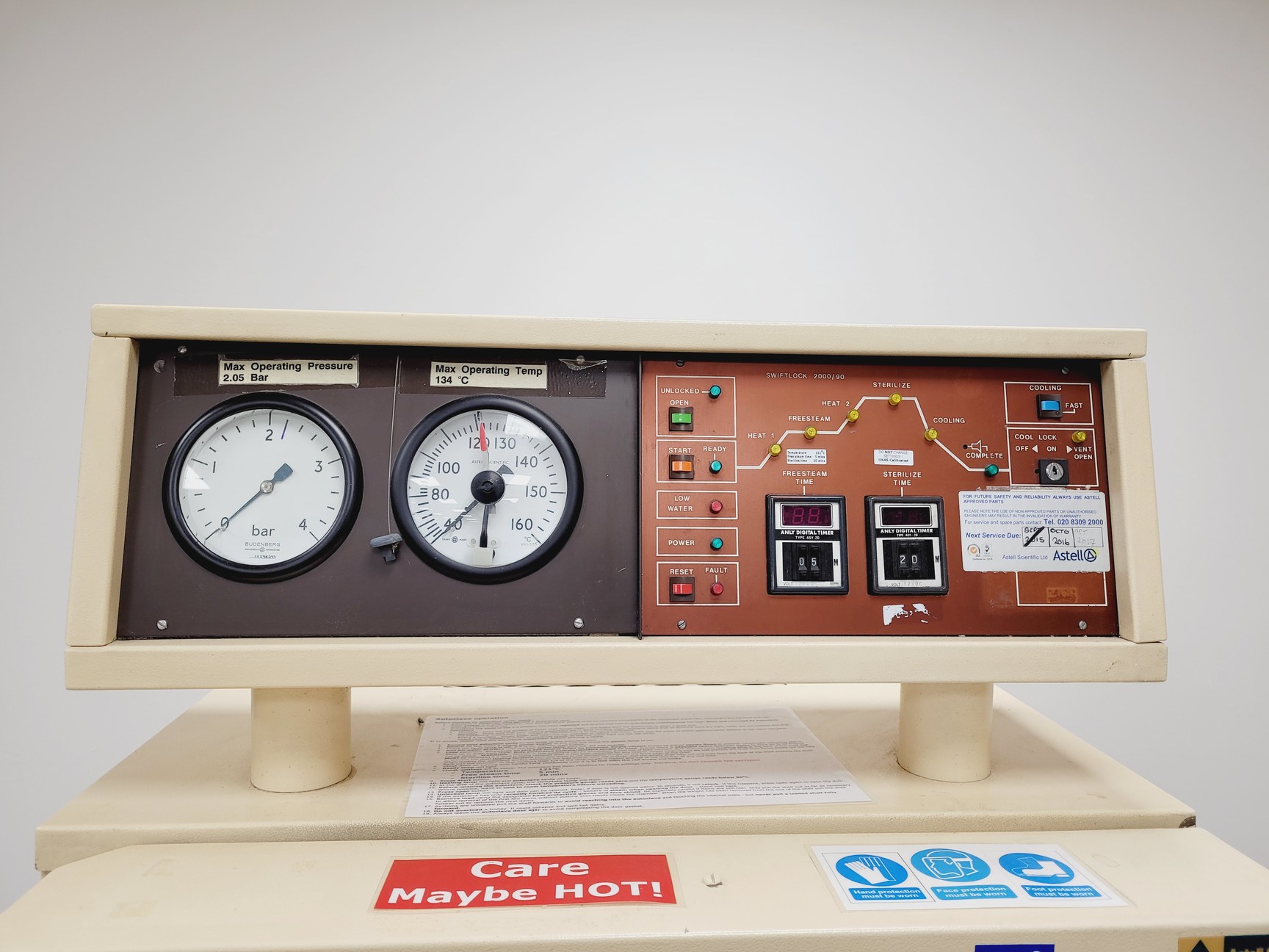 Image of Astell Scientific Laboratory Autoclave  Model - AAB095 Lab Faulty