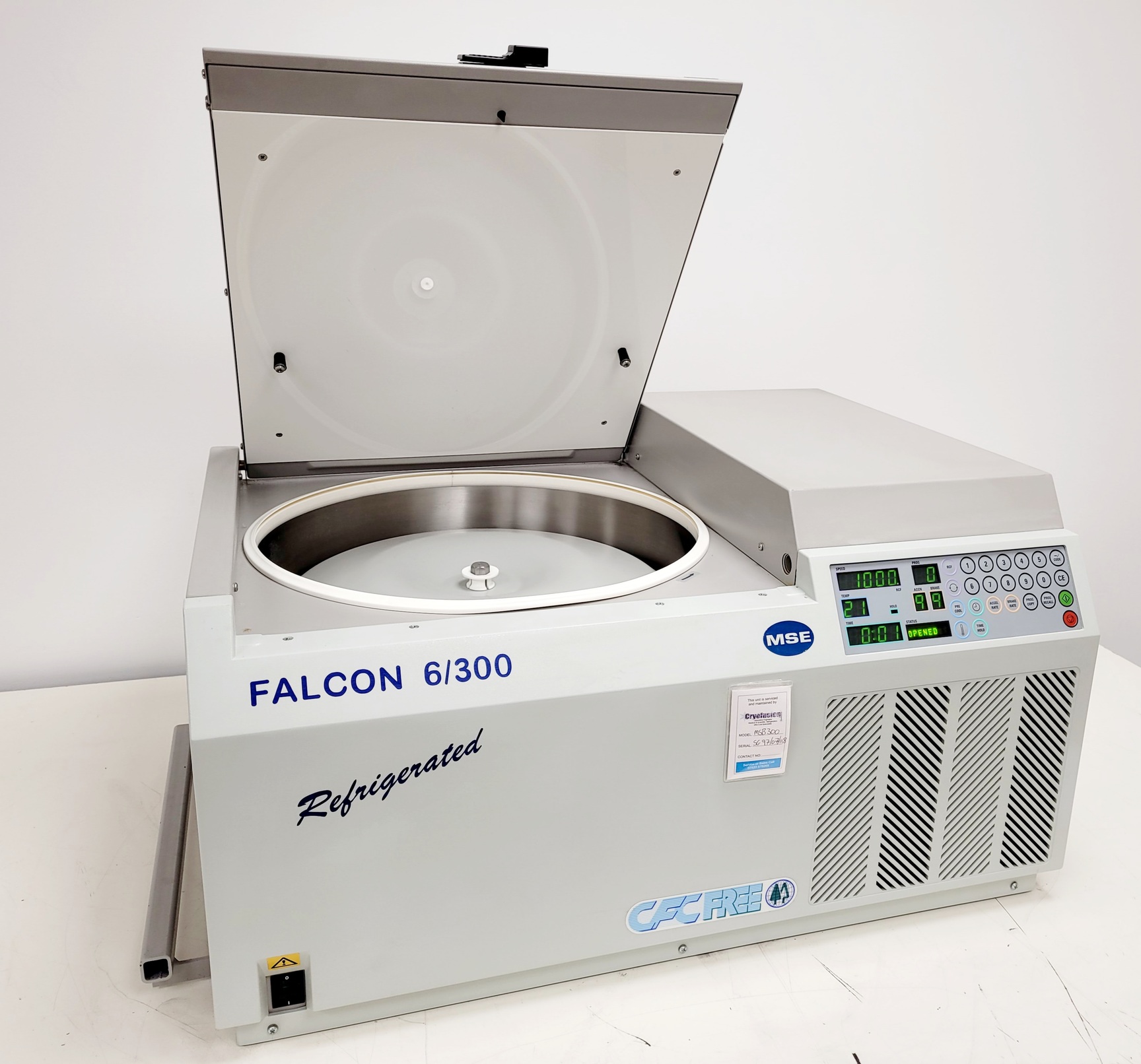 Image of MSE Refrigerated Centrifuge  Model - Falcon 6/300 with 4700RPM Rotor Lab