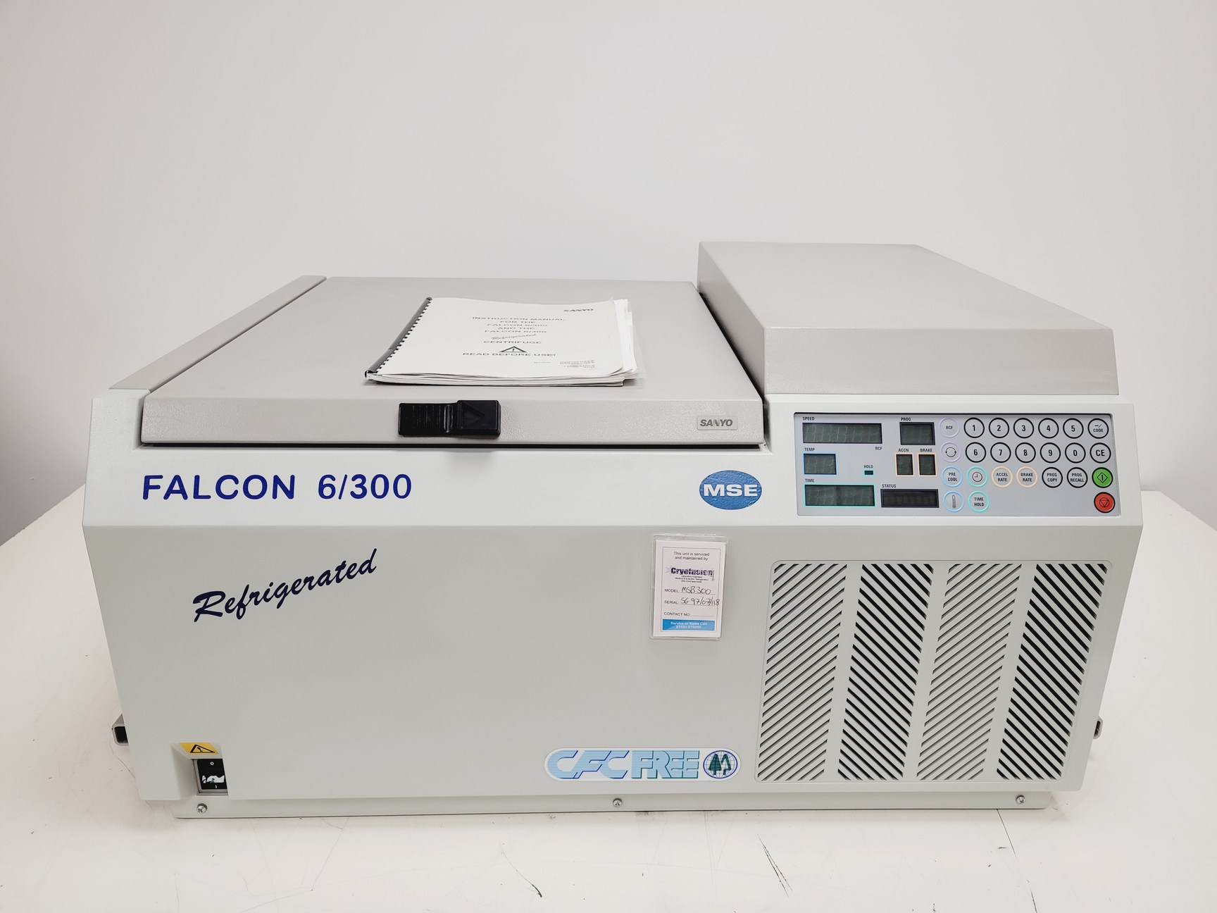 Image of MSE Refrigerated Centrifuge  Model - Falcon 6/300 with 4700RPM Rotor Lab